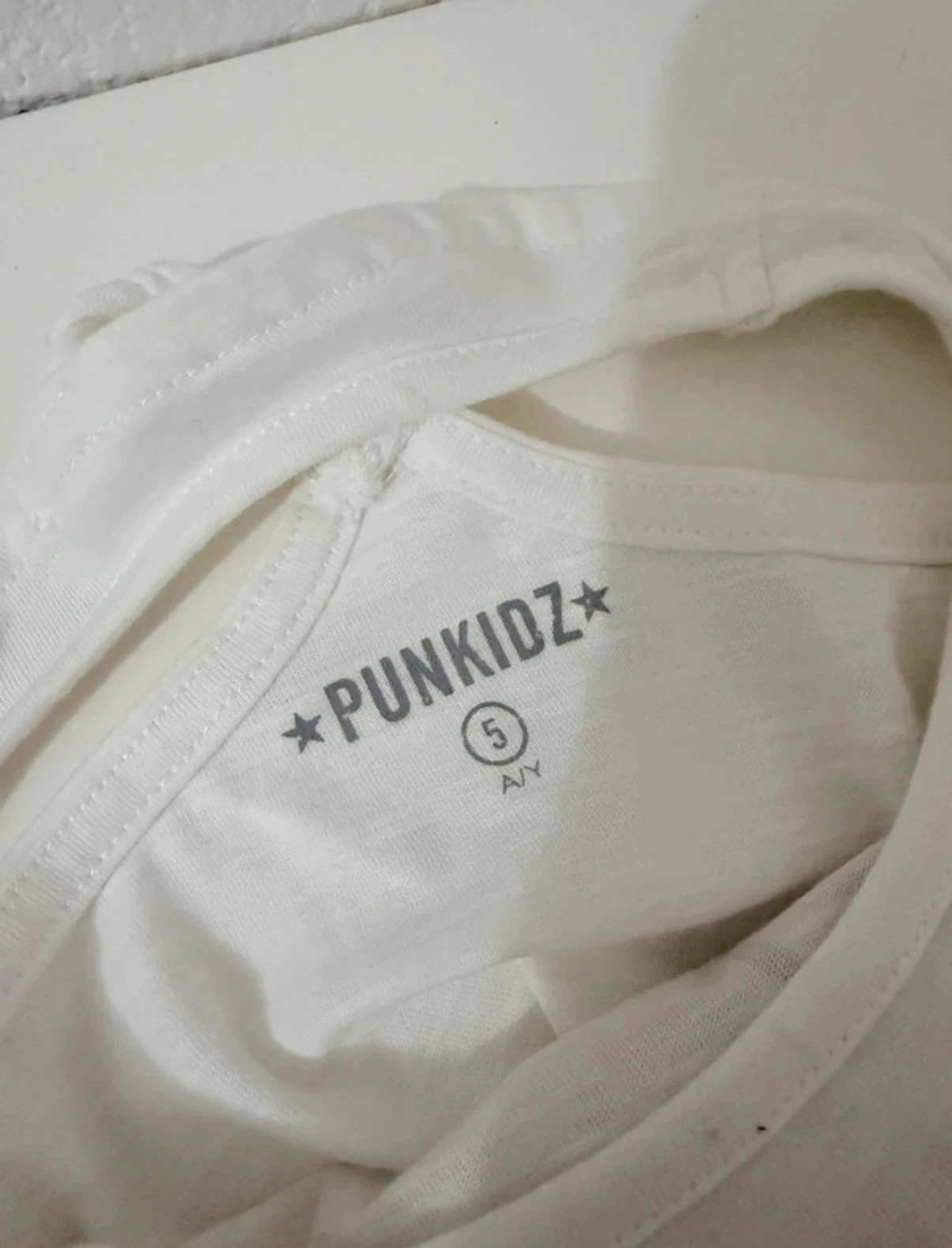 Witte Punkidz 'Follow your Dreams' droomvanger tanktop met gevlochten rug - Maat 5 jaar – photo 5